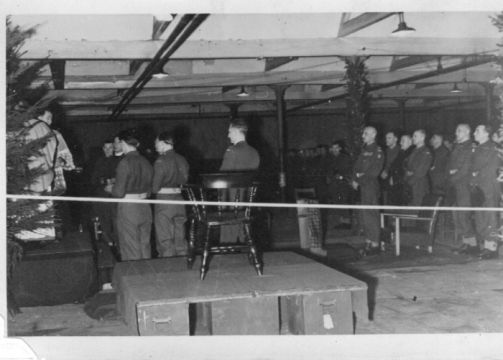 This was taken while General Anders was visiting for Christmas