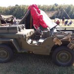 The para jeeps dedicated to towing the A-tk guns were modified to carry ammunition for the gun on the hood.